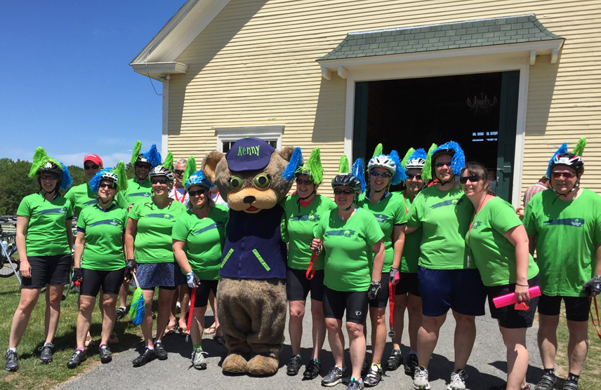 Kennebunk Savings team of cyclists for the American Diabetes Tour de Cure